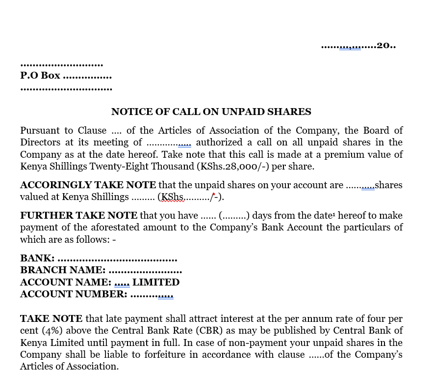 notice-of-call-on-shares-cm-advocates-llp